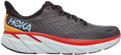 Hoka One One Clifton 8 Anthracite Castlerock Red (Wide) 1121374-ACTL