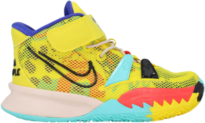 Nike Kyrie 7 1 World 1 People Yellow (PS) CT4087-700