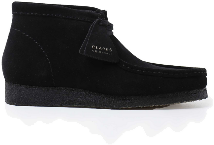 Clarks Originals Wallabee Boot Black Suede Zwart