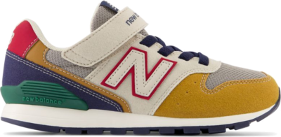 New Balance Kinderen 996 Bungee Lace with Top Strap Grijs YV996JP3