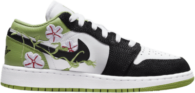 Nike Air Jordan 1 Low SE Floral (GS) DQ8389-100