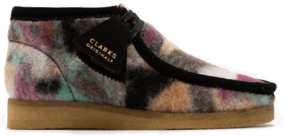 Clarks Originals Wallabee Boot. Black Wool Combi women Casual Shoes Multi in maat:39,5 Multi 261687024
