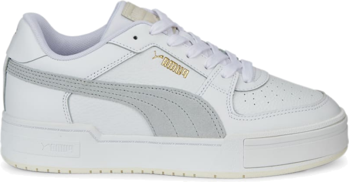 PUMA Ca Pro Suede FS Sneakers, White/Platinum Grey White,Platinum Gray 387327_01