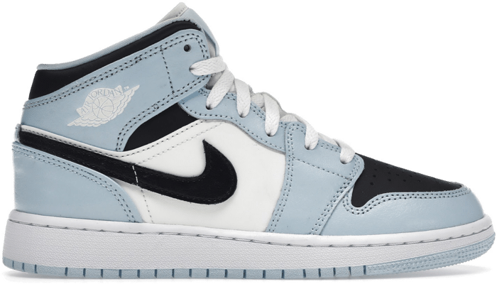 Air Jordan 1 Mid Ice Blue (GS)  555112-401
