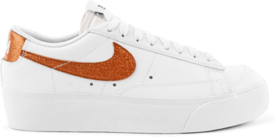 Nike Blazer Low Platform Essential White Metallic Copper (Women’s) DQ7571-100