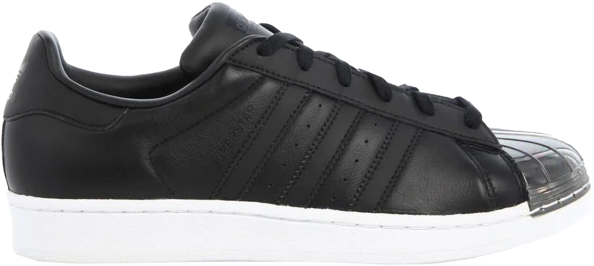 adidas superstar metal toe black