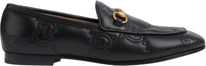 Gucci Jordaan Loafer Black GG Leather 699903 BKO60 1000