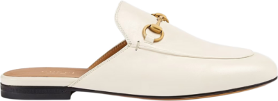 Gucci Princetown Slipper White Leather 423513 BLM00 1000