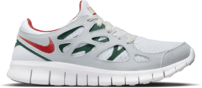 Nike Free Run 2 Grey Cinnabar Gorge Green 537732-102