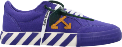 OFF-WHITE Vulc Low Violet Yellow Canvas OMIA085F22FAB0013518
