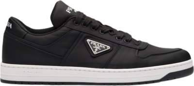 Prada Re-Nylon Gabardine Low Top Sneakers Black Black White 2EE375_3LFV_F0002