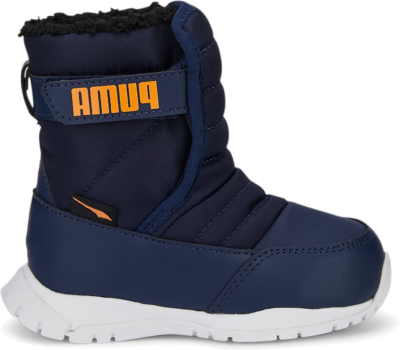 PUMA Nieve Winter Babies’ Boots, Peacoat/Vibrant Orange 380746_06