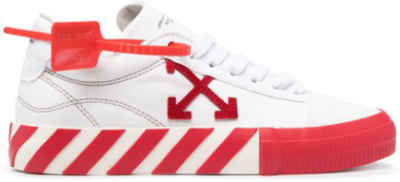 OFF-WHITE Vulc Low White Red SS21 OWIA178R21FAB0010125