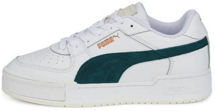 Men’s PUMA Ca Pro Suede FS Sneakers, White/Varsity Green White,Varsity Green 387327_03