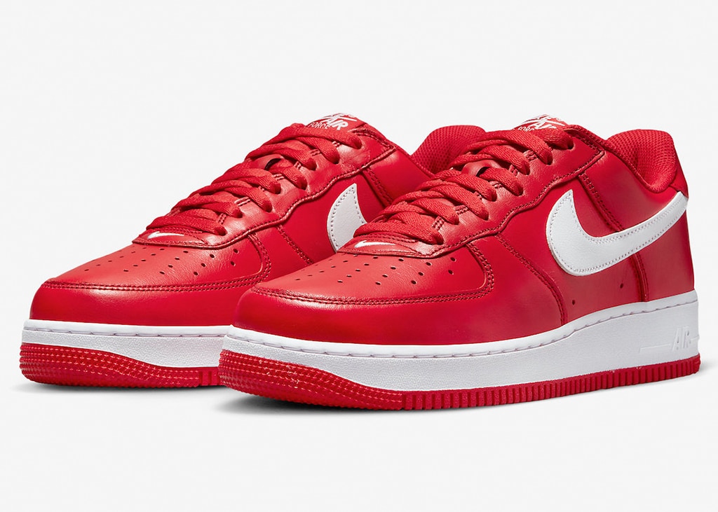 Deze maand is rood de favoriete kleur van de Nike Air Force 1 Low