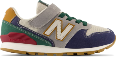 New Balance Kinderen 996 Bungee Lace with Top Strap Grijs YV996JO3