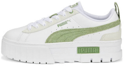 PUMA Mayze Mix Sneakers Women, White/Dusty Green White,Dusty Green 387468_01