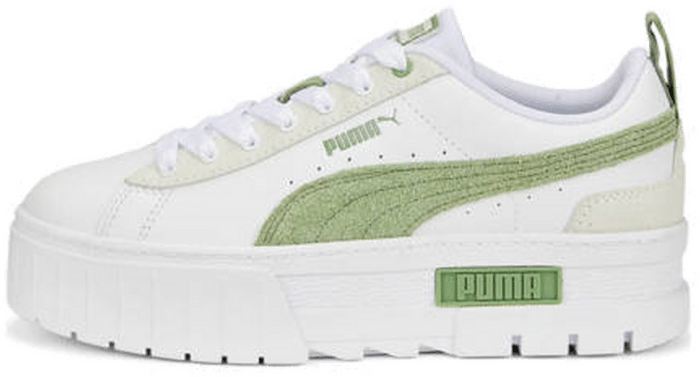 PUMA Mayze Mix Sneakers Women, White/Dusty Green White,Dusty Green 387468_01