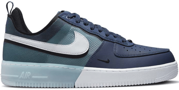 Nike Air Force 1 Low React Midnight Navy Teal DM0573-400