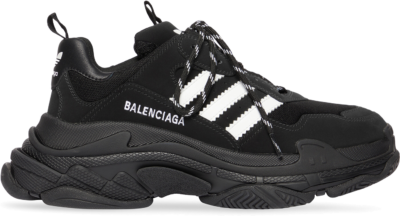 Balenciaga x adidas Triple S Black White 712821W2ZB21090