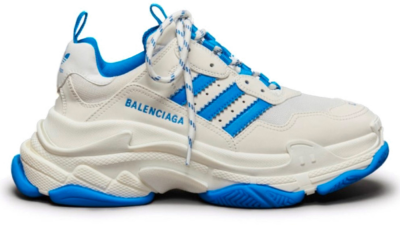 Balenciaga x adidas Triple S White Blue (W) IF0174