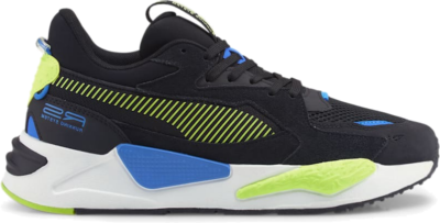 Men’s PUMA Rs-Z Reinvention Sneakers, Black/Lime Squeeze Black,Lime Squeeze 386629_08