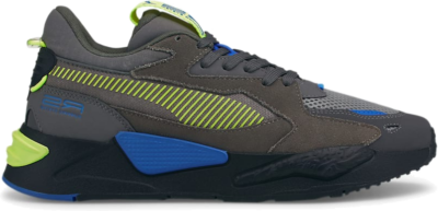 Men’s PUMA Rs-Z Reinvention Sneakers, Grey Castlerock,Lime Squeeze 386629_10