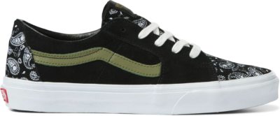 Vans Sk8-Low Paisley Suede Black Green VN0A5KXDBLK