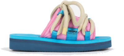 Suicoke x KIDSUPER Muuk-abKS-Footwear Pink / Blue / Beige / Lilac OG330abKS-PNK