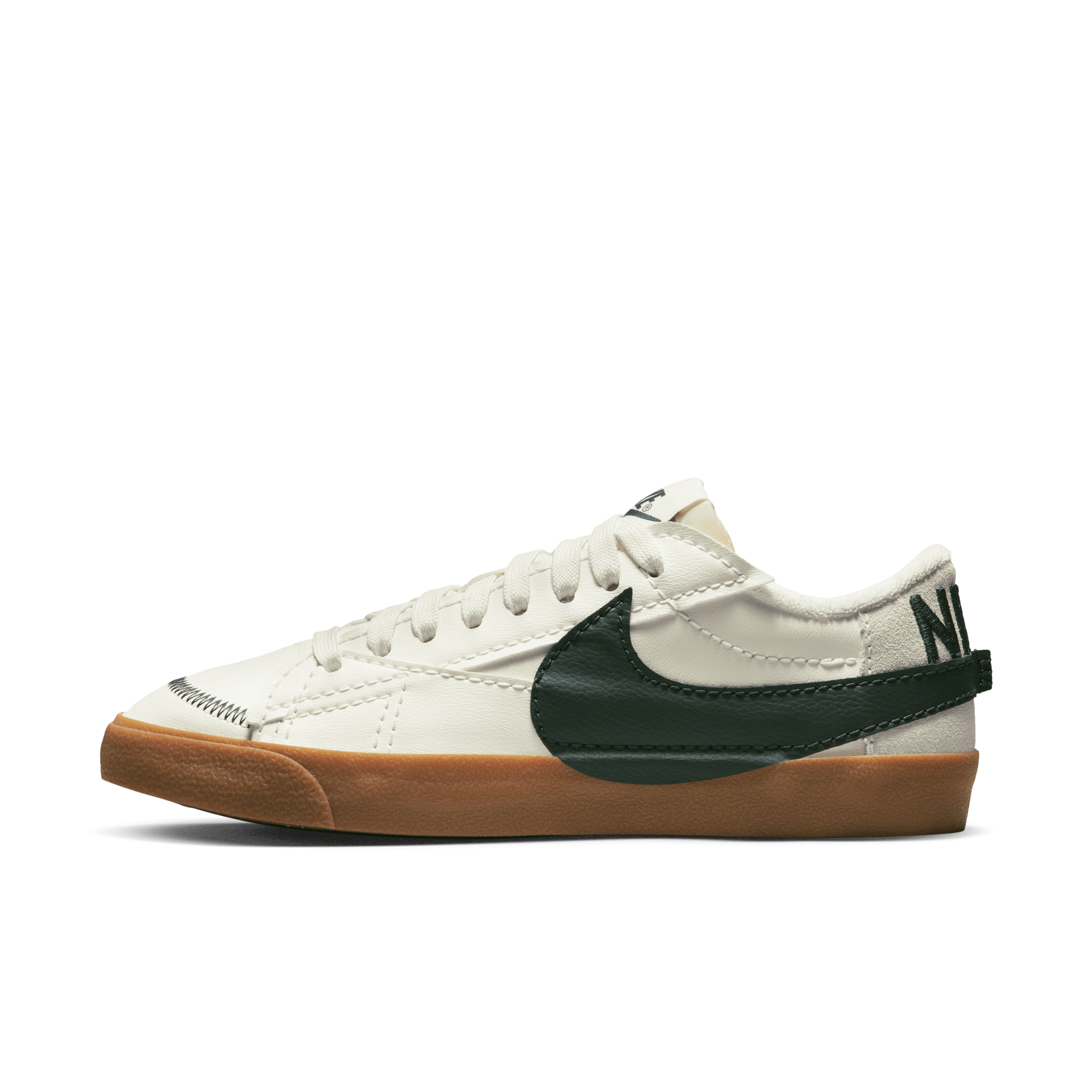 Nike Blazer Low 77 Jumbo WNTR Sail Pro Green Gum DR9865-101 | Wit