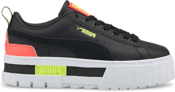 PUMA Mayze Women’s Sneakers, Black/Lime Squeeze 381983_30