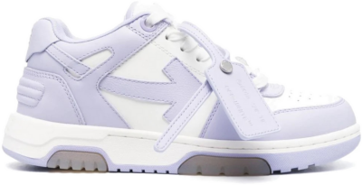 OFF-WHITE Out Of Office Calf Leather White Lilac (W) OWIA259F22LEA0010136