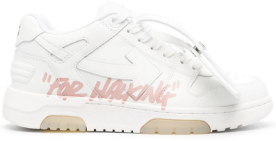 OFF-WHITE Out Of Office For Walking White Pink (W) OWIA259F22LEA0020130