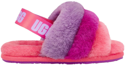 UGG Fluff Yeah Slide Purple Rainbow (Toddler) 1120073T-PPRB