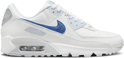 Nike Air Max 90 White Metallic Blue (Women’s) DX0115-100