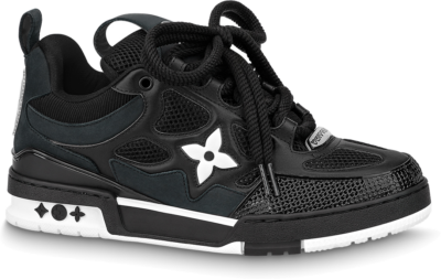 Louis Vuitton LV Skate Sneaker Black Black White 1AARR1