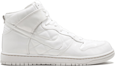 Nike Dunk High Supreme Olympic Octagon Quilted Patent White 321762-111