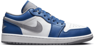 Nike Air Jordan 1 Low True Blue Cement  553558-412