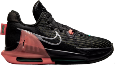 Nike LeBron Witness 6 Black Crimson Pulse (GS) DD0423-001