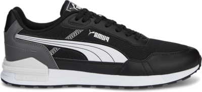 Men’s PUMA Graviton Mega Sneakers, Grey Black,White,Castlerock 385873_01