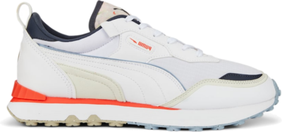 Men’s PUMA Rider Fv Re:collectionsneakers, White/Parisian Night White,Parisian Night 387178_01