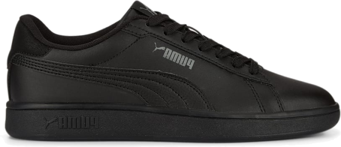 PUMA Smash 3.0 Leather Sneakers Youth, Black/Shadow Grey Black,Shadow Gray 392031_01