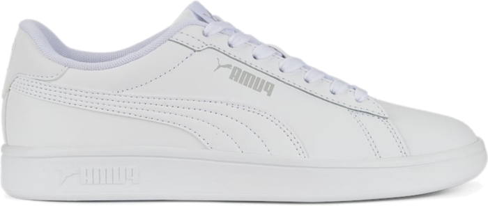 PUMA Smash 3.0 Leather Sneakers Youth, White/Cool Light Grey White,Cool Light Gray 392031_02