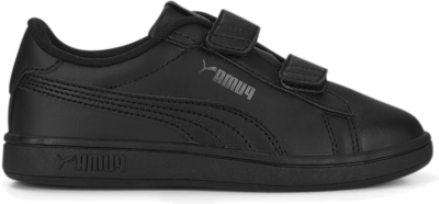 PUMA Smash 3.0 Leather V Sneakers Kids, Black/Shadow Grey Black,Shadow Gray 392033_01