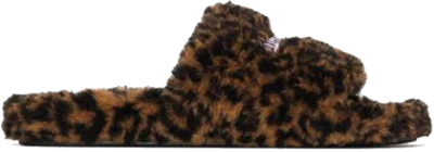 Balenciaga Furry Slide Leopard Brown Black 654747W2F119634