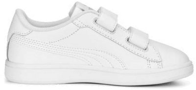 PUMA Smash 3.0 Leather V Sneakers Kids, White/Cool Light Grey White,Cool Light Gray 392033_02