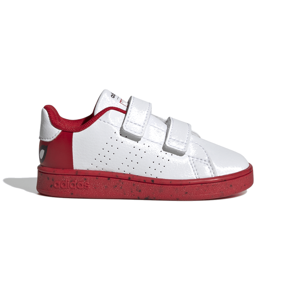 adidas x Marvel Advantage Spider-Man met Klittenband Cloud White HQ8841 |  Wit