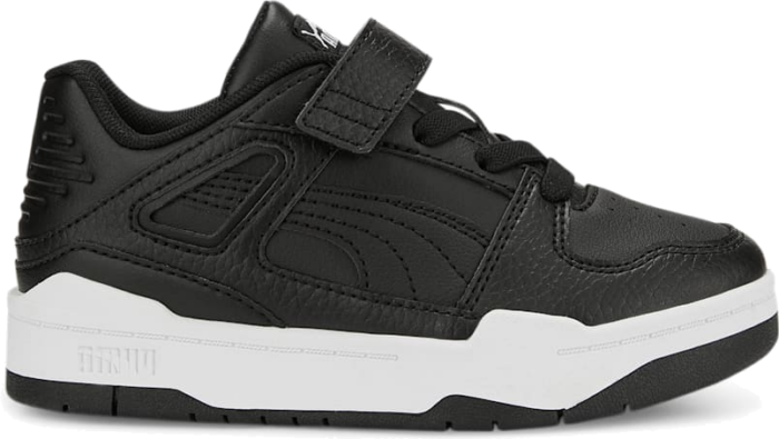 PUMA Slipstream Leather Alternative Closure Sneakers Kids, Black/White Black,White 387827_03