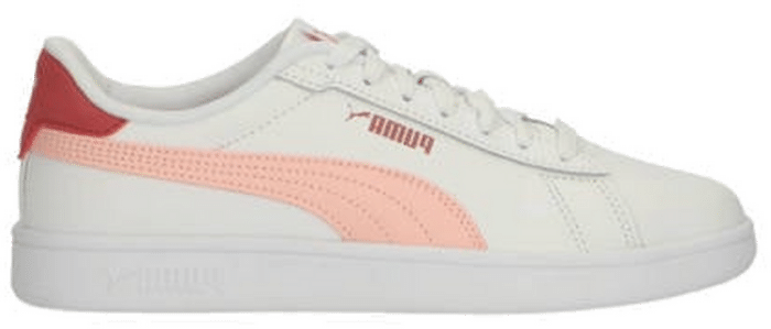 PUMA Smash 3.0 Leather Sneakers Youth, White/Rose Dust/Heartfelt White,Rose Dust,Heartfelt 392031_07