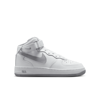 Nike Air Force 1 Mid LE White Wolf Grey (GS) DH2933-101